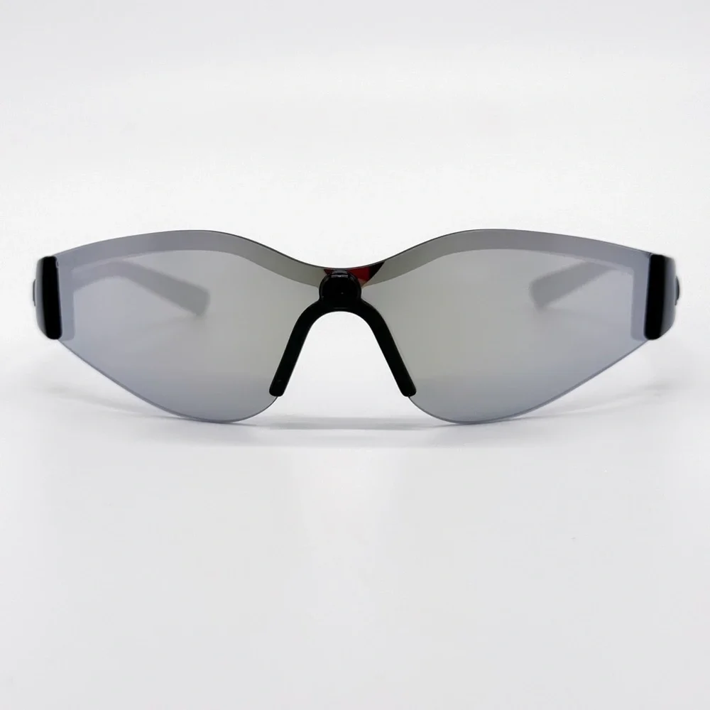 NEW GUCCI GG1651S 004 MASK BLACK SILVER UNISEX SUNGLASSES GUCCI